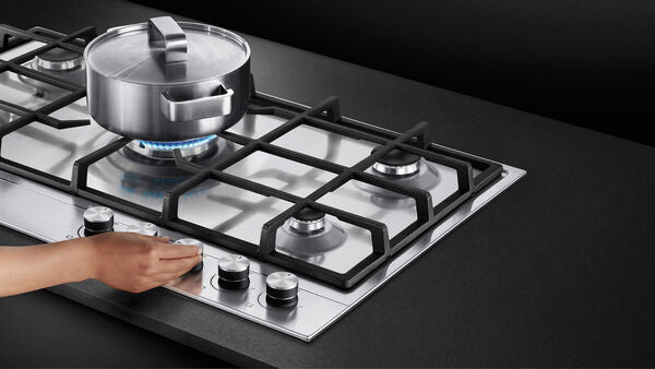 Fisher & Paykel 30" Series 7, 5‑Burner Gas Cooktop, Natural Gas, Stainless Steel – CG305DNGX1 N