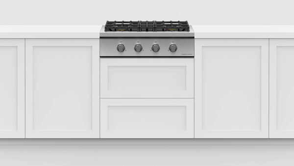 Fisher & Paykel 30" Series 9 4‑Burner Gas Rangetop, Natural Gas – CPV3‑304‑N