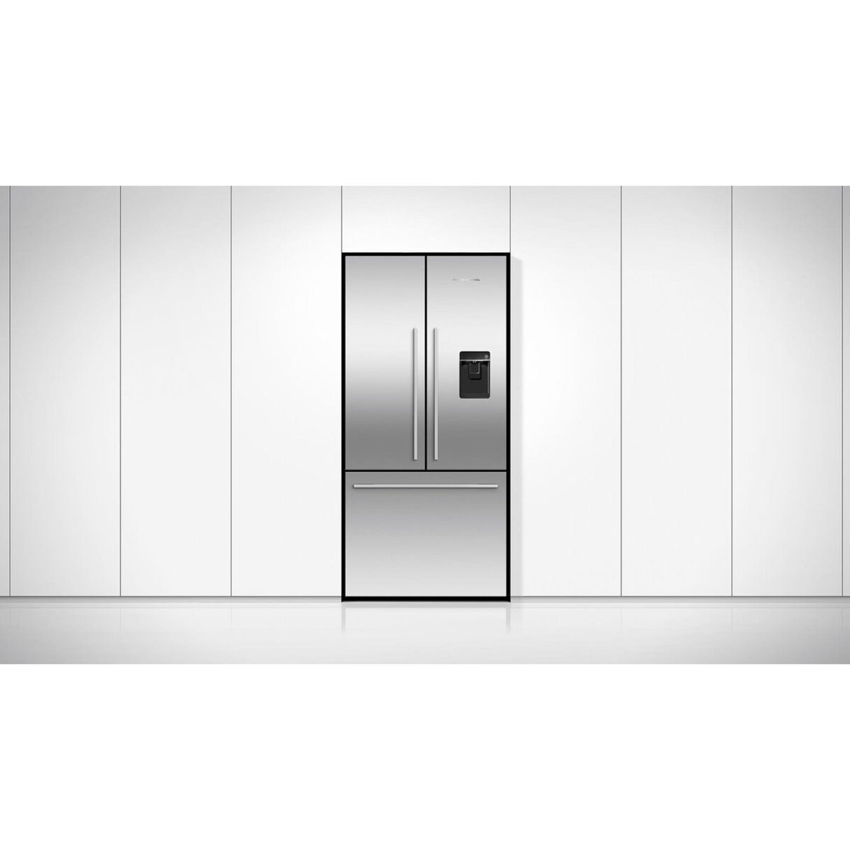 Fisher & Paykel 17 cu ft Series 7 French Door Refrigerator Freezer, Ice & Water - RF170ADUSX4 N