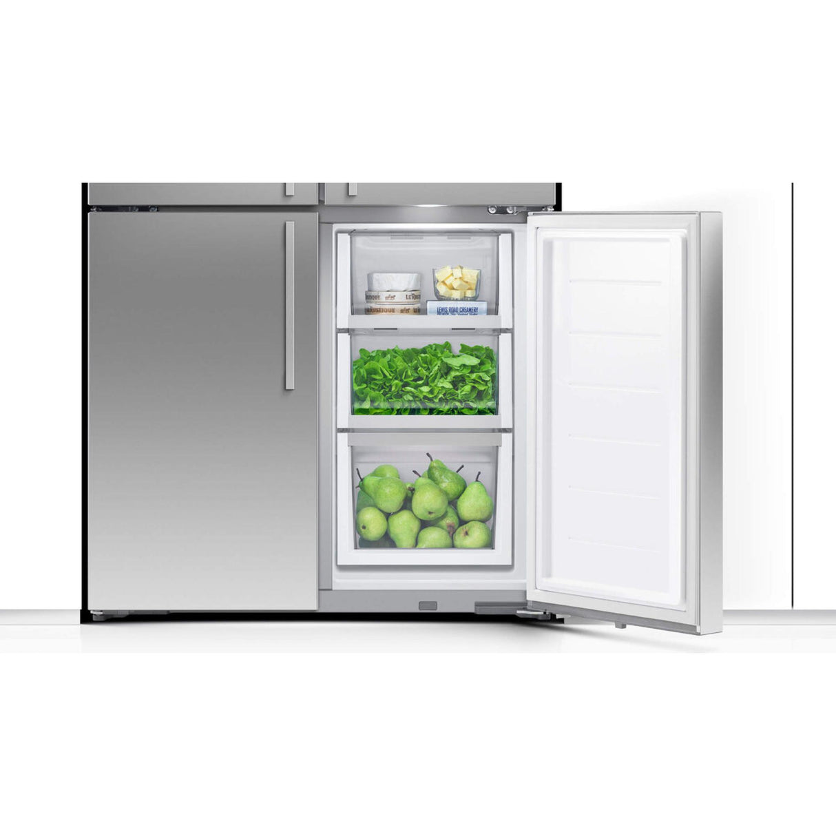 Fisher & Paykel 18.9 cu ft Series 7 Quad Door Refrigerator Freezer Ice, & Water - RF203QDUVX1