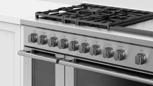 Fisher & Paykel 48" Series 7 Professional Gas Range, 5 Burner with Griddle – RGV3-485GD-N