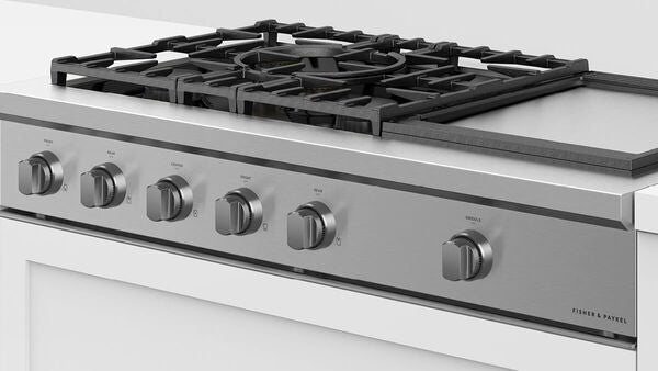 Fisher & Paykel 48" Series 9 Gas Rangetop with Griddle – CPV3-48*GD-N