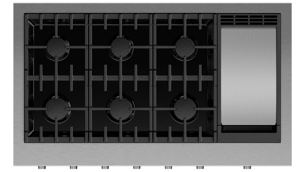Fisher & Paykel 48" Series 9 Gas Rangetop with Griddle – CPV3-48*GD-N