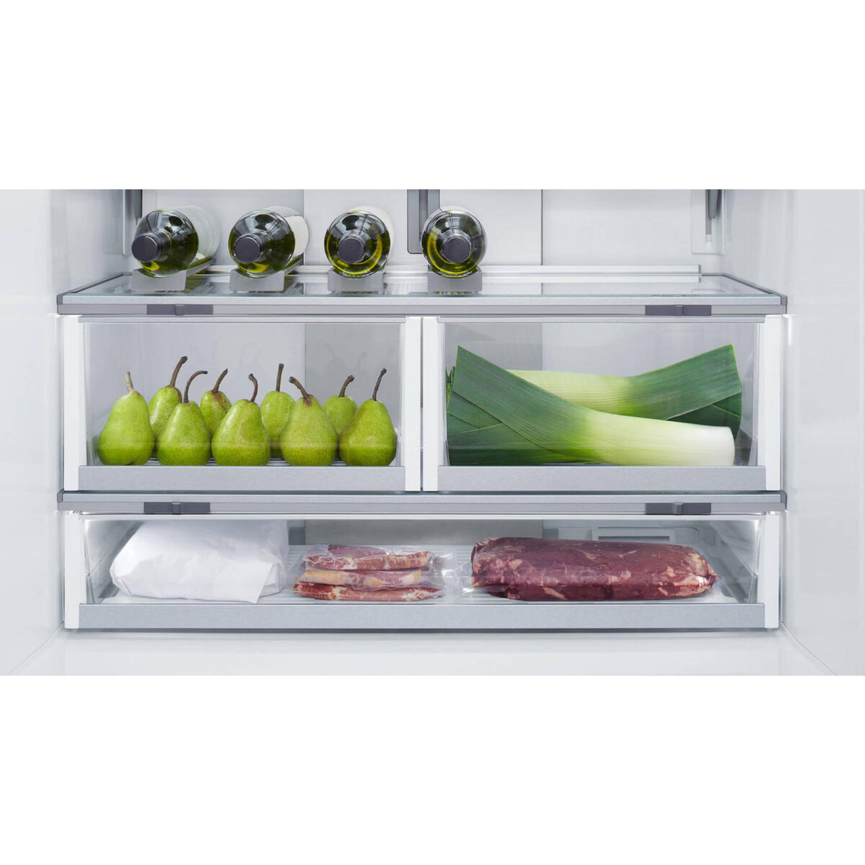 Fisher & Paykel 32" Series 7 Integrated French Door Refrigerator Freezer, Ice - RS32A72J1