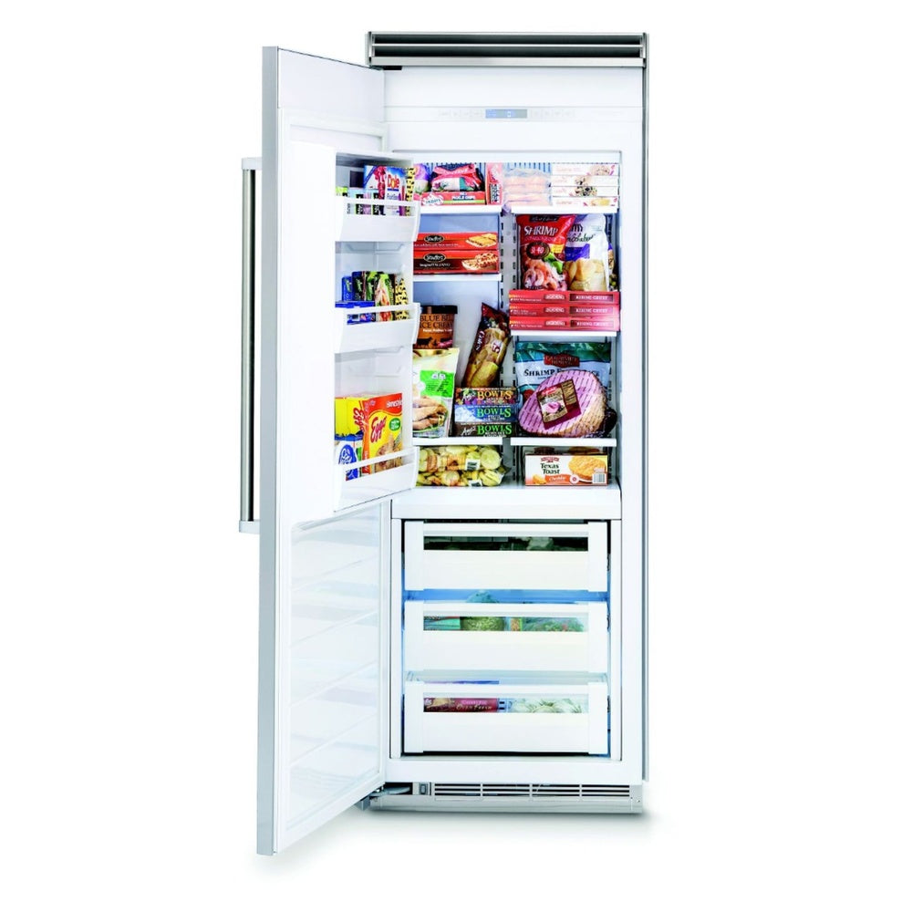 Viking 5 Series 36 inch Custom Panel Built-In Column Freezer with 19.2 cu. ft. Capacity -FDFB5363*