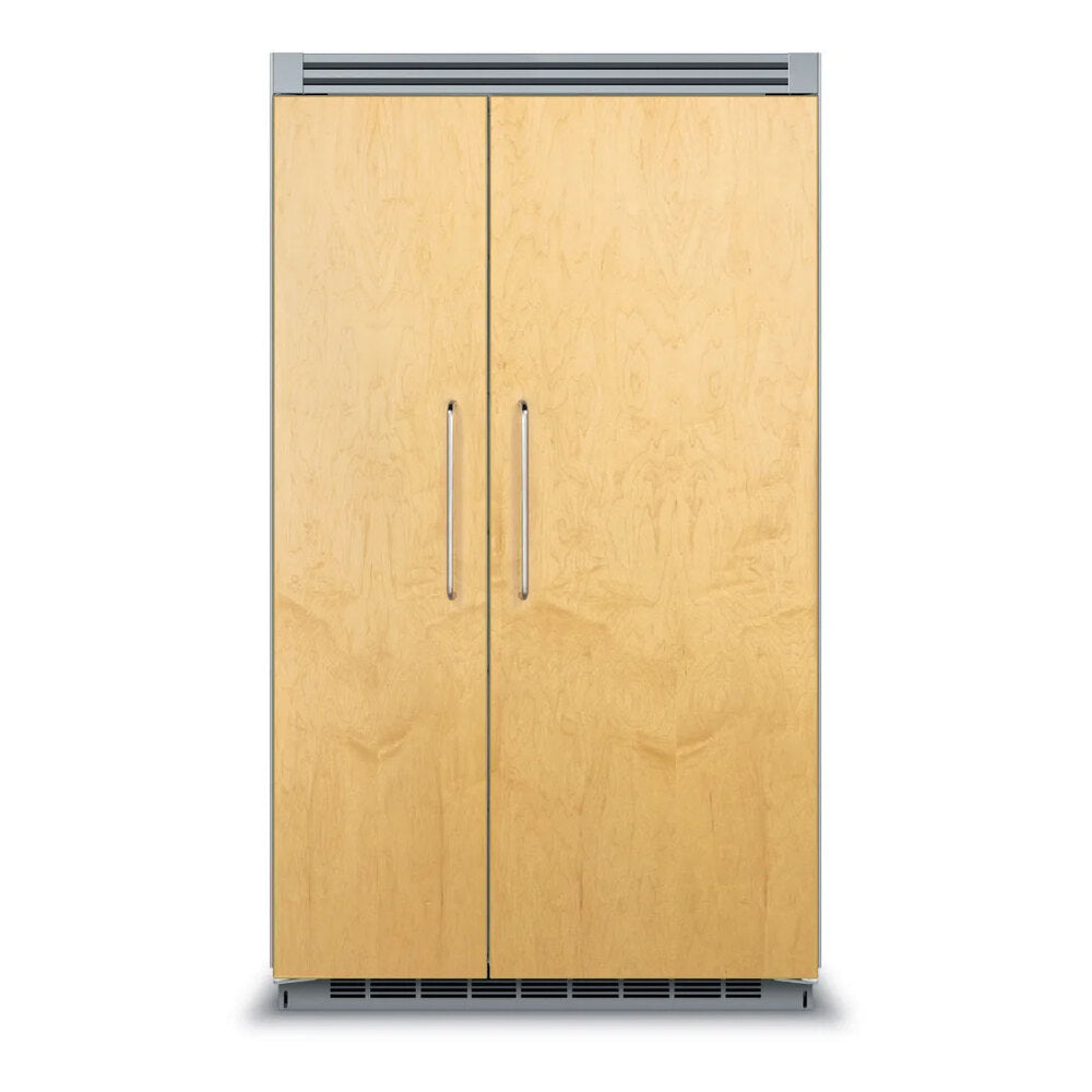Viking 5 Series 48 inch Custom Panel Built-In Side-by-Side Refrigerator with 29.05 cu. ft. Capacity - FDSB5483
