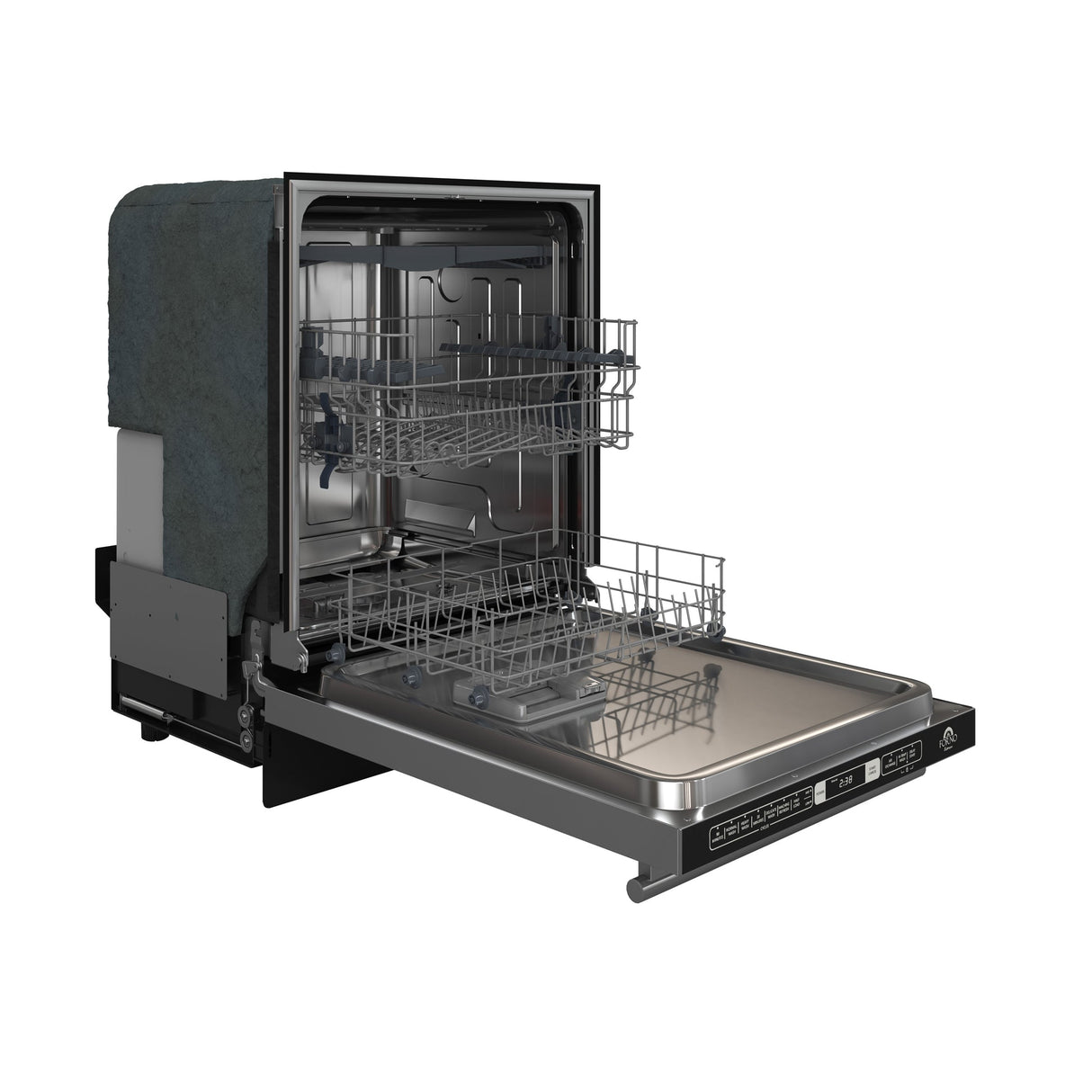 Forno Romano 24-Inch Built-In Dishwasher, Stainless Steel Finish, 49 dBA, Energy Star Certified