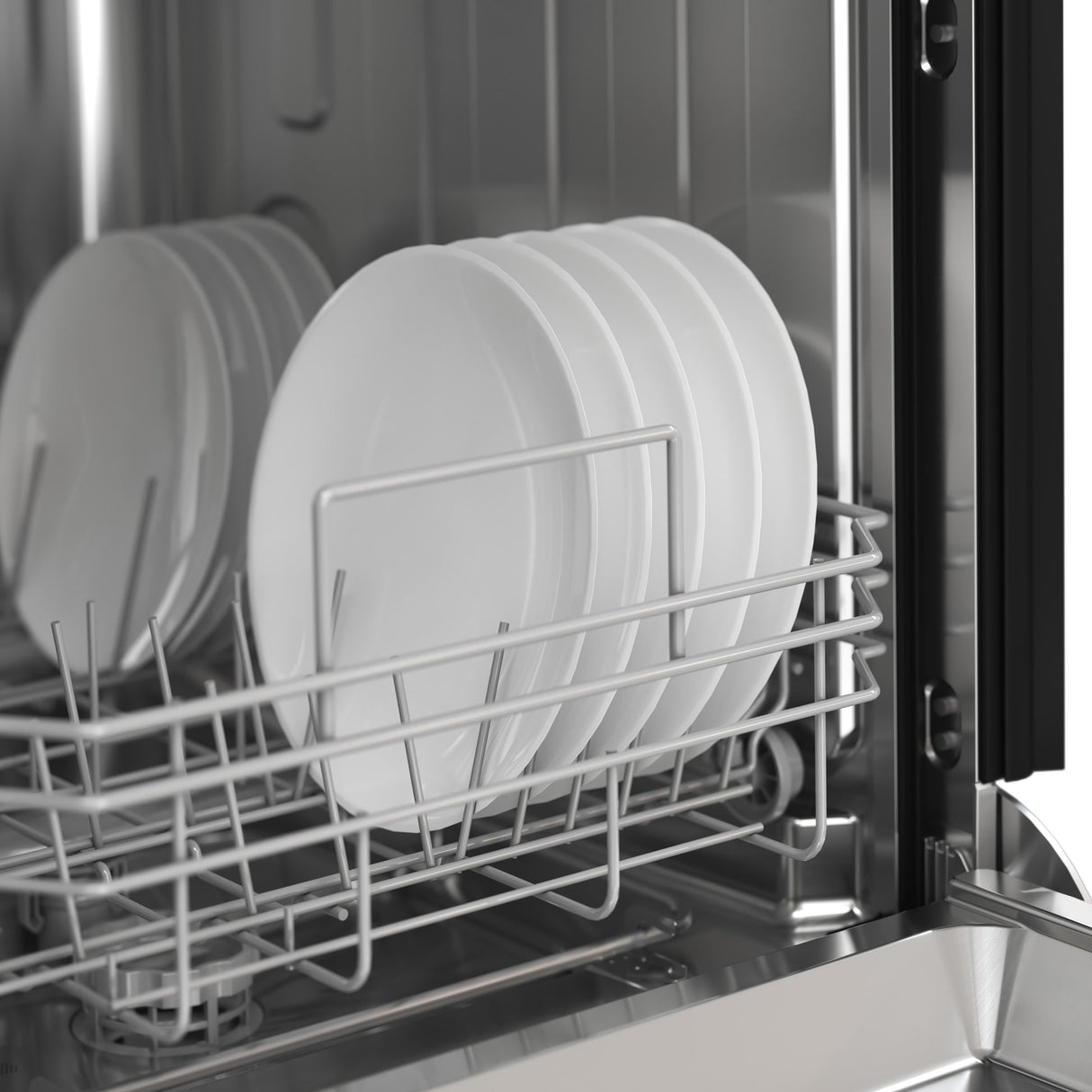 Forno Polo 18-Inch Built-In Stainless Steel Dishwasher, 8 Place Settings, 52 dBA