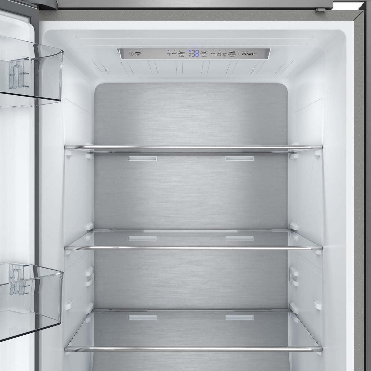 Forno Maderno 28" Built-In Convertible Refrigerator in Stainless Steel, 13.6 cu.ft. Left Swing with Decorative Grill