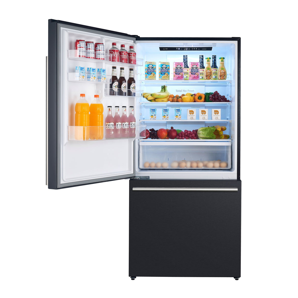 Forno Milano Espresso 31-Inch Bottom Freezer Refrigerator, 17.2 Cu. Ft., Energy-Efficient, No Frost, Built-In Ice Maker