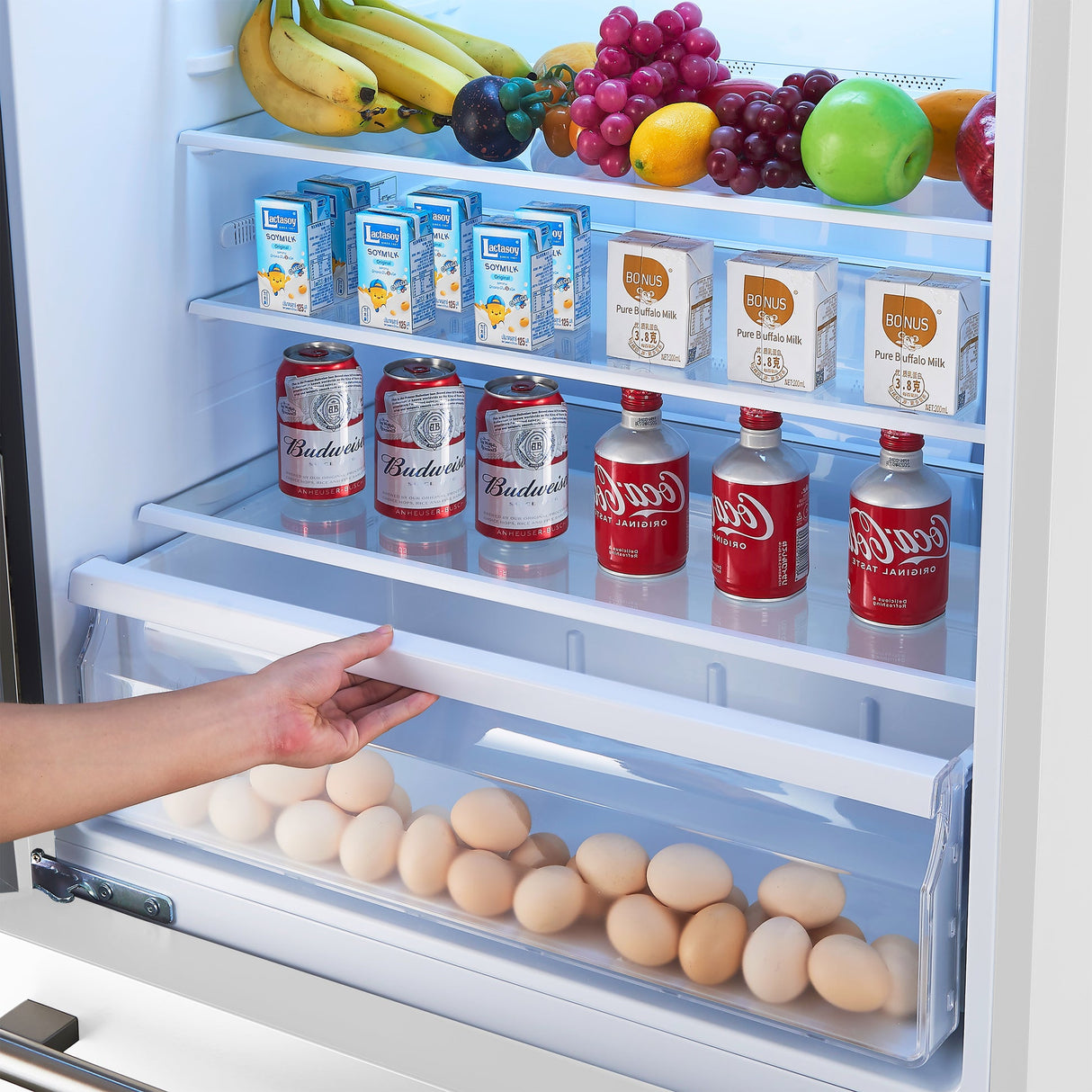 Forno Milano Espresso 31-Inch Bottom Freezer Refrigerator, 17.2 Cu. Ft., Energy-Efficient, No Frost, Built-In Ice Maker