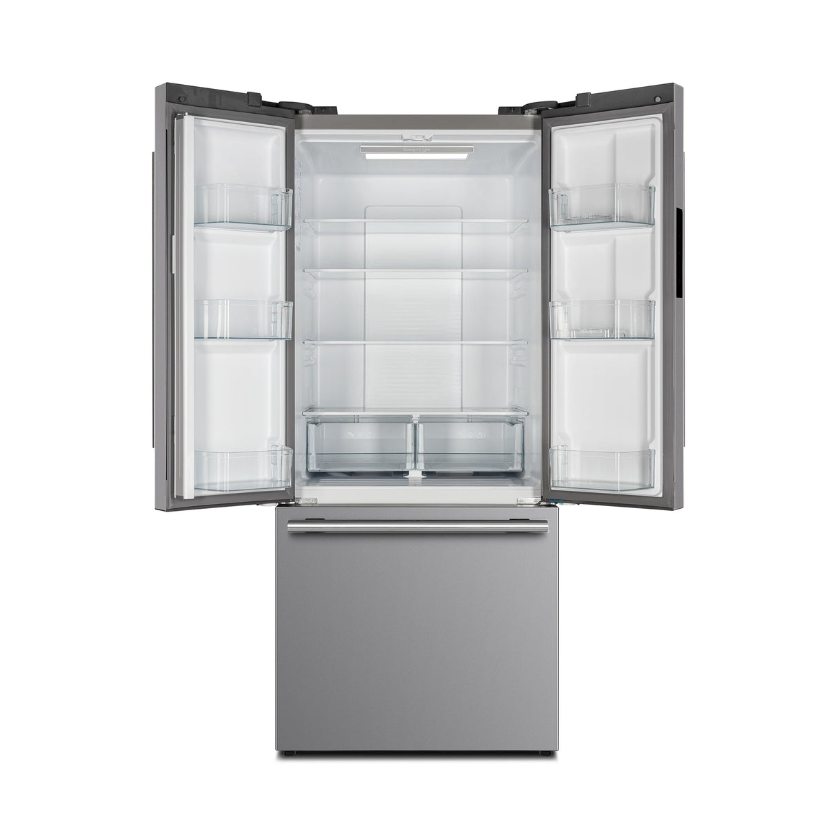 Forno Gallipoli 30" French Door Refrigerator – 17.5 cu.ft, Bottom Freezer, Ice Maker & No Frost Technology