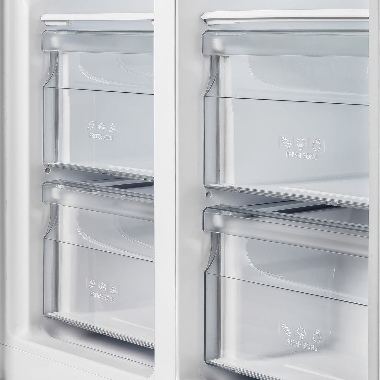 Forno Salerno Espresso 33-Inch Side-by-Side Refrigerator, 15.6 Cu. Ft., Energy-Efficient, No Frost, Modern Design
