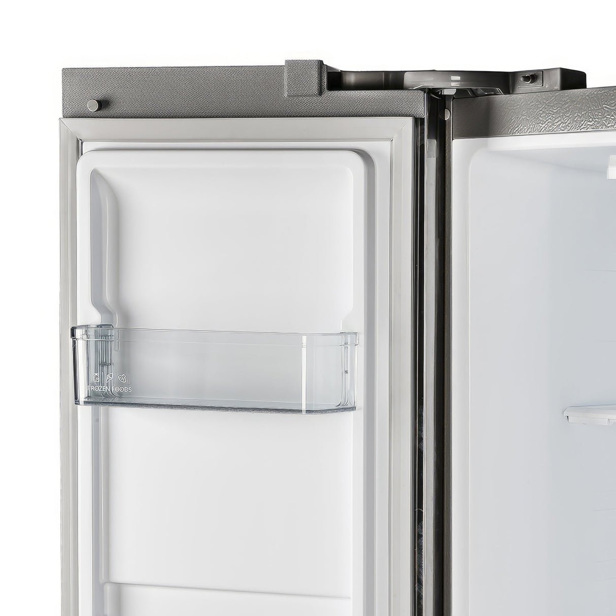 Forno Salerno 33-Inch Side-by-Side Stainless Steel Refrigerator, 15.6 cu.ft