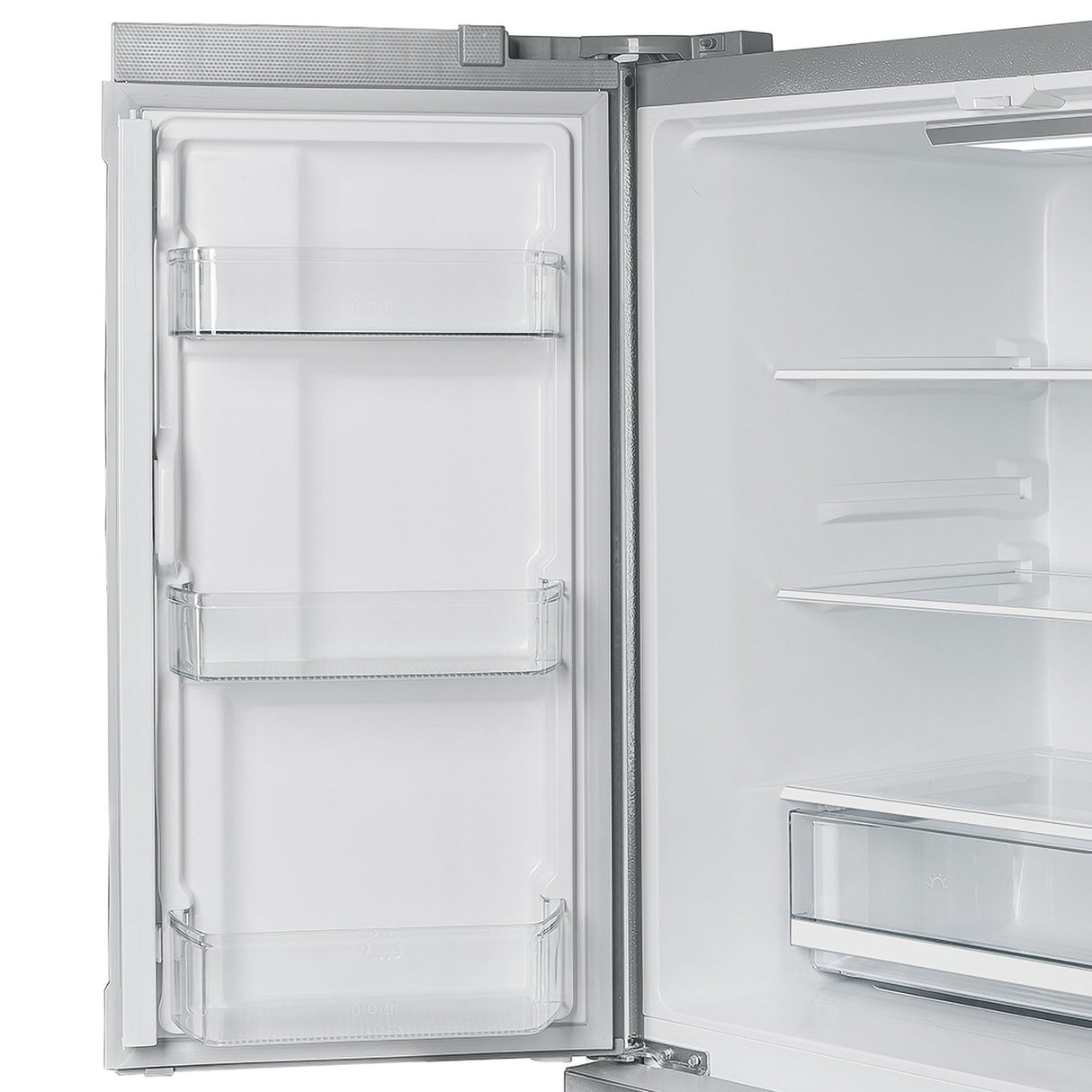 Forno Moena 40-Inch French Door Refrigerator, Stainless Steel, 19.2 cu.ft, Modern Decorative Grill