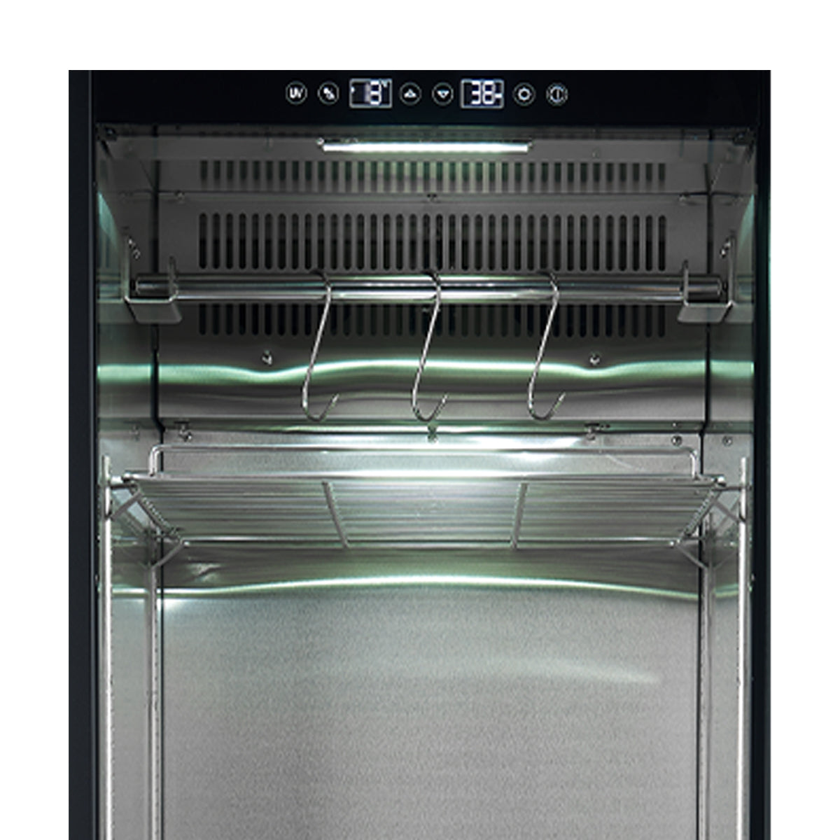 Forno Asciutto 24" Dry Aging Cabinet – Stainless Steel 304, 14.66 cu.ft, UV Sterilization