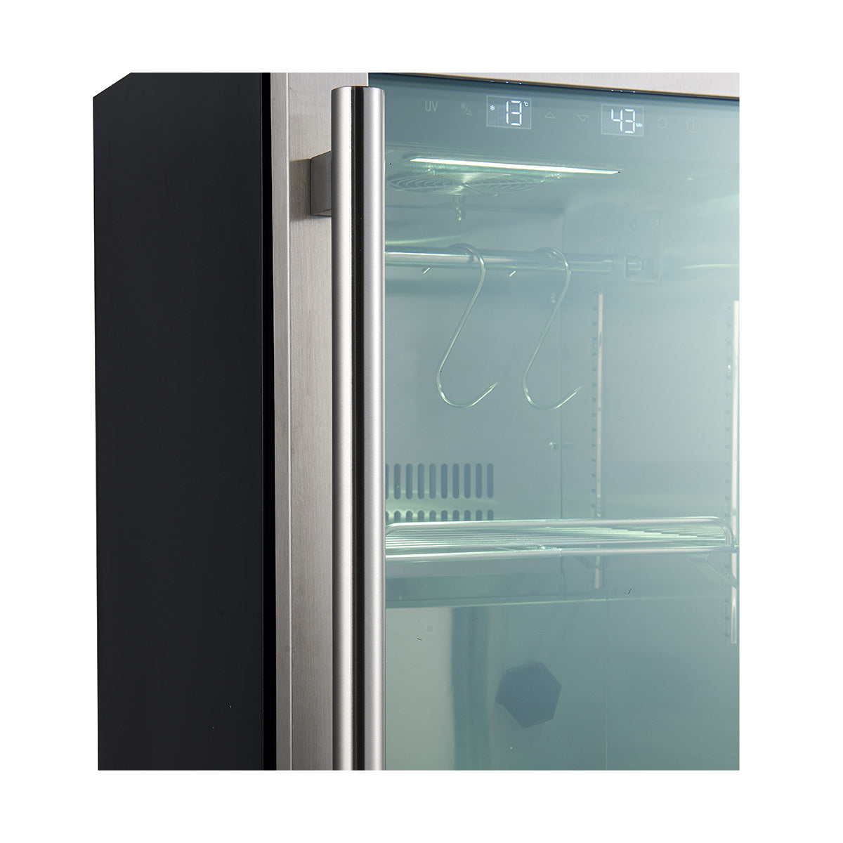 Forno Asciutto 17" Dry Aging Cabinet – 1.84 cu.ft, LED Lighting & Adjustable Shelves