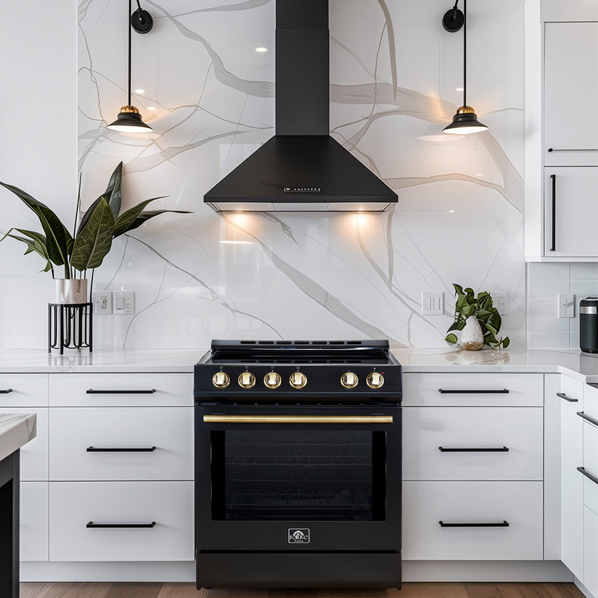 Forno Leonardo Espresso 30-Inch Electric Range, True Convection, Energy Efficient
