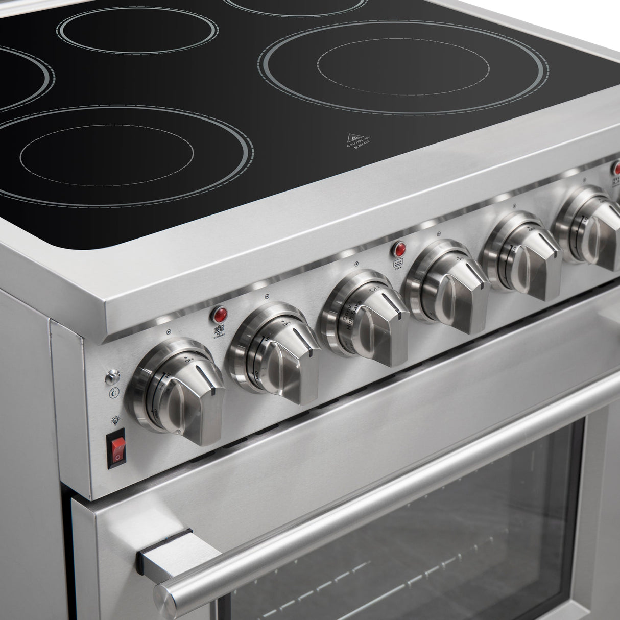 Forno Massimo Freestanding Chef Door Electric Range, True Convection Oven