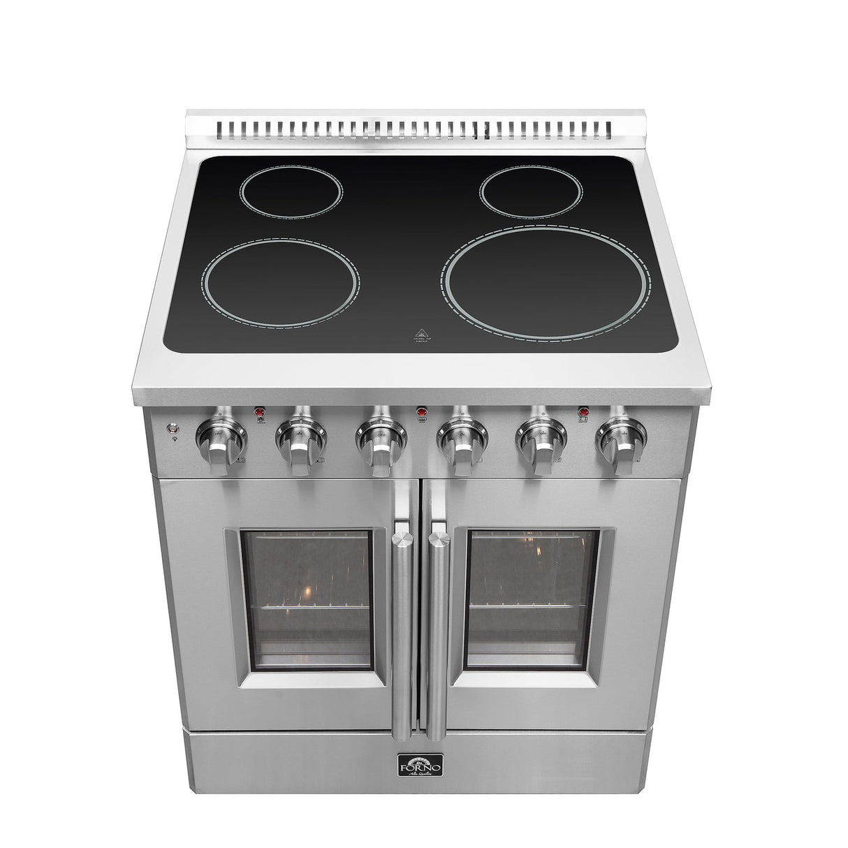 Forno Galiano Freestanding French Door Electric Range, True Convection, Energy Efficient