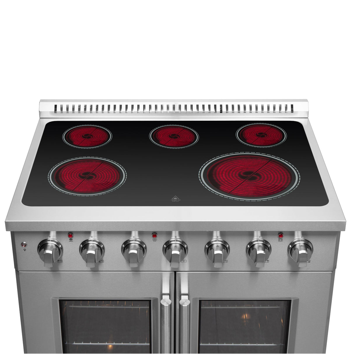 Forno Galiano Freestanding French Door Electric Range, True Convection, Energy Efficient