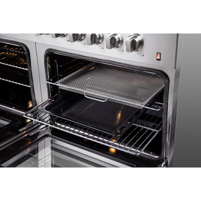 Forno Galiano Freestanding Dual Fuel Range, Double Convection Ovens