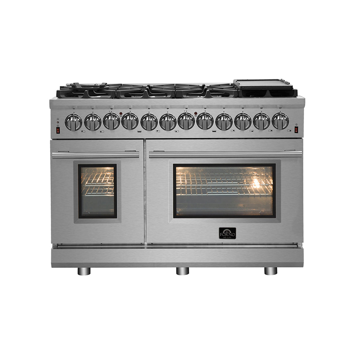 Forno Massimo Freestanding Gas Range, Convection Oven, Energy Efficient
