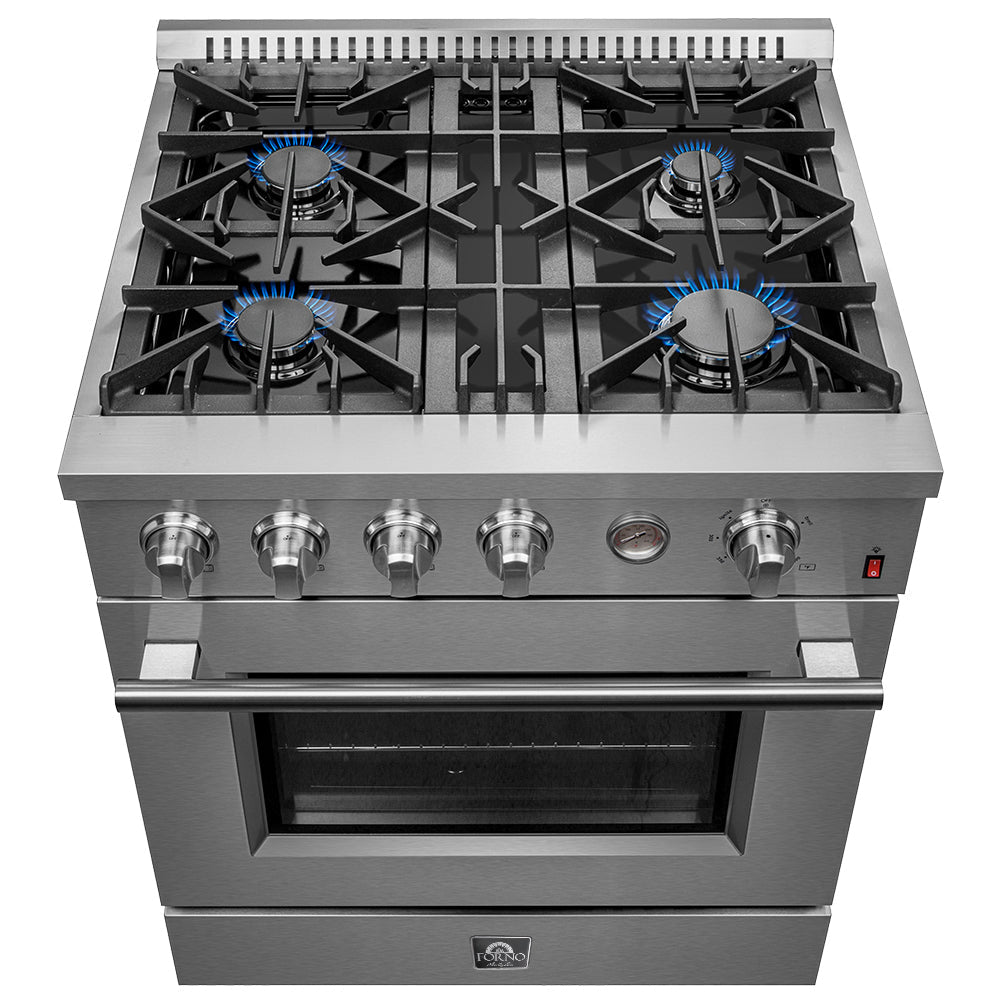 Forno Marco Gas Range Stainless Steel, Convection Oven