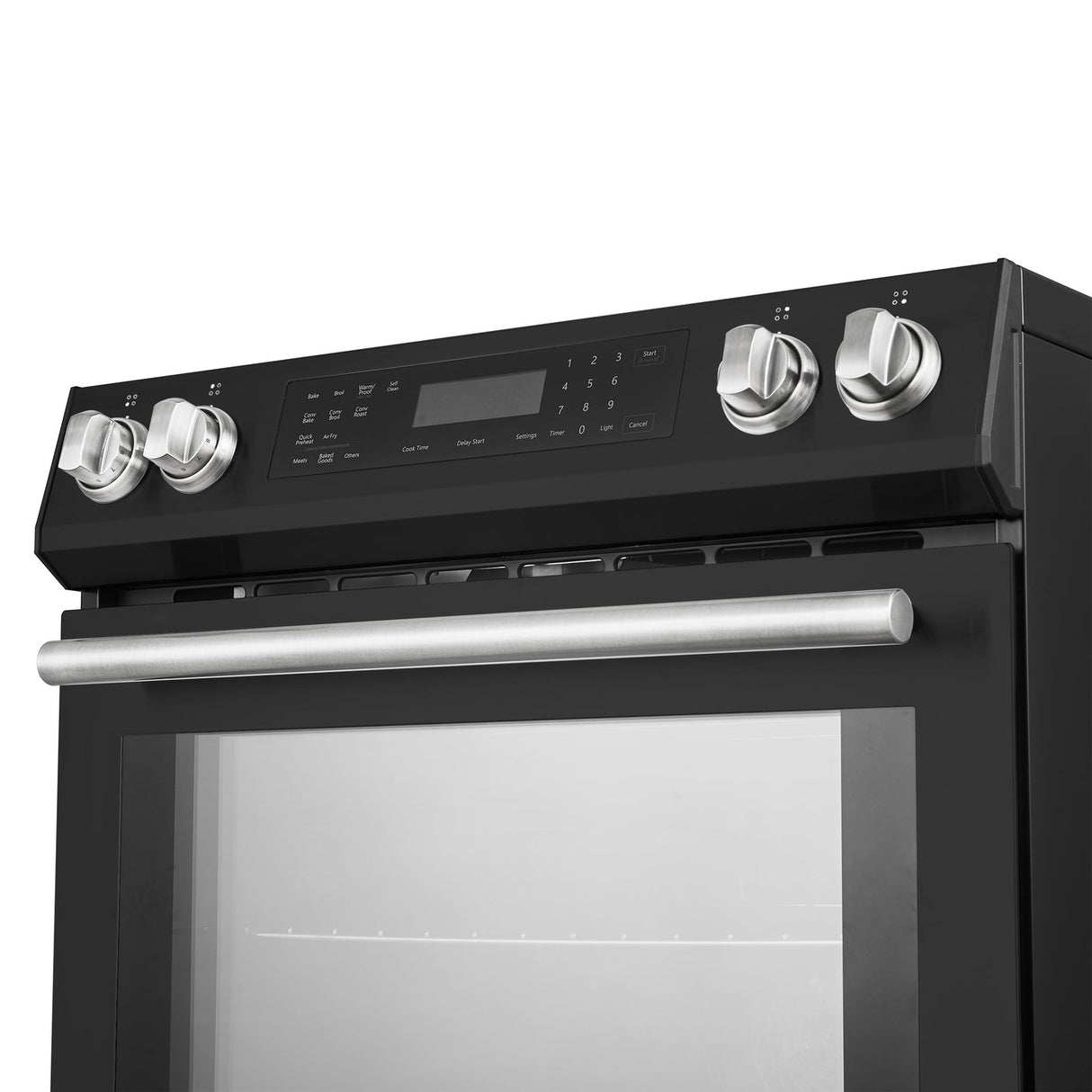 Forno Donatello Espresso 30-Inch Slide-In Induction Range, Convection Oven, 5 Cooking Zones, Touch Control Panel