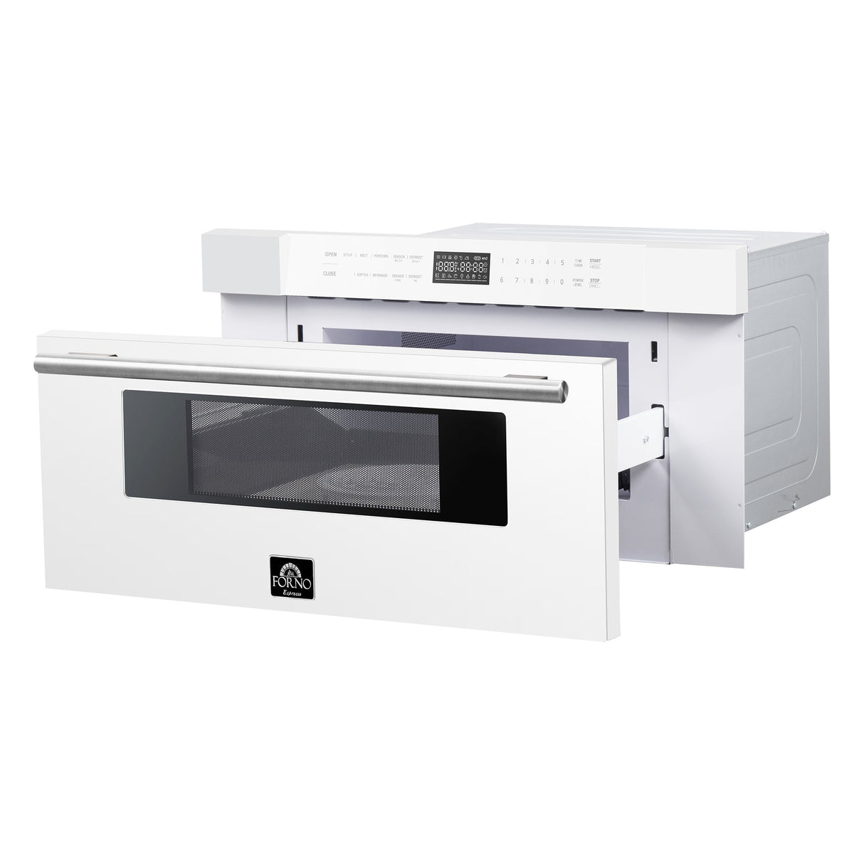 Forno Capoliveri Espresso 30" Microwave Drawer – 1.2 cu.ft, 1500W, Touch Control, Auto Open/Close & Sensor Cooking