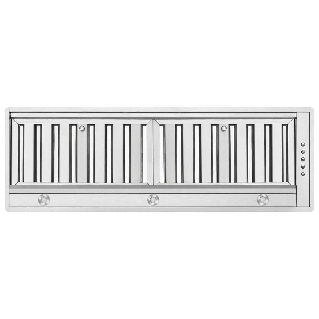 Forno Frassanito 36-Inch Recessed Range Hood, 450 CFM, Stainless Steel Baffle Filters, LED Lighting