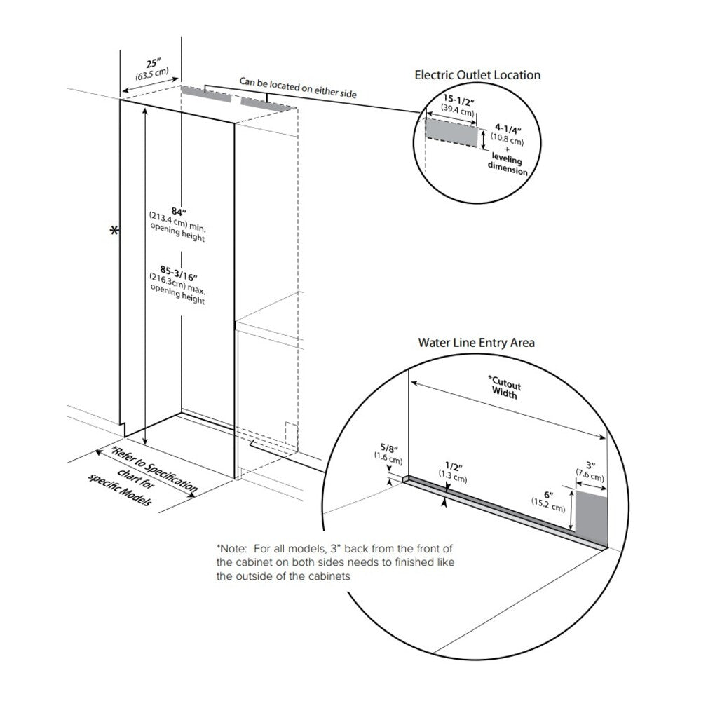 Viking 7 Series 30 inch Custom Panel Fully Integrated All Refrigerator with 16.4 cu. ft. Capacity - FRI7300W*