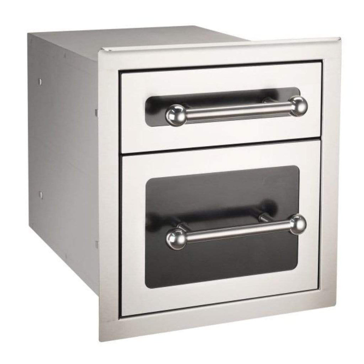 Fire Magic 14" 53802HSC Echelon Black Diamond Double Access Drawer w/ Soft Close