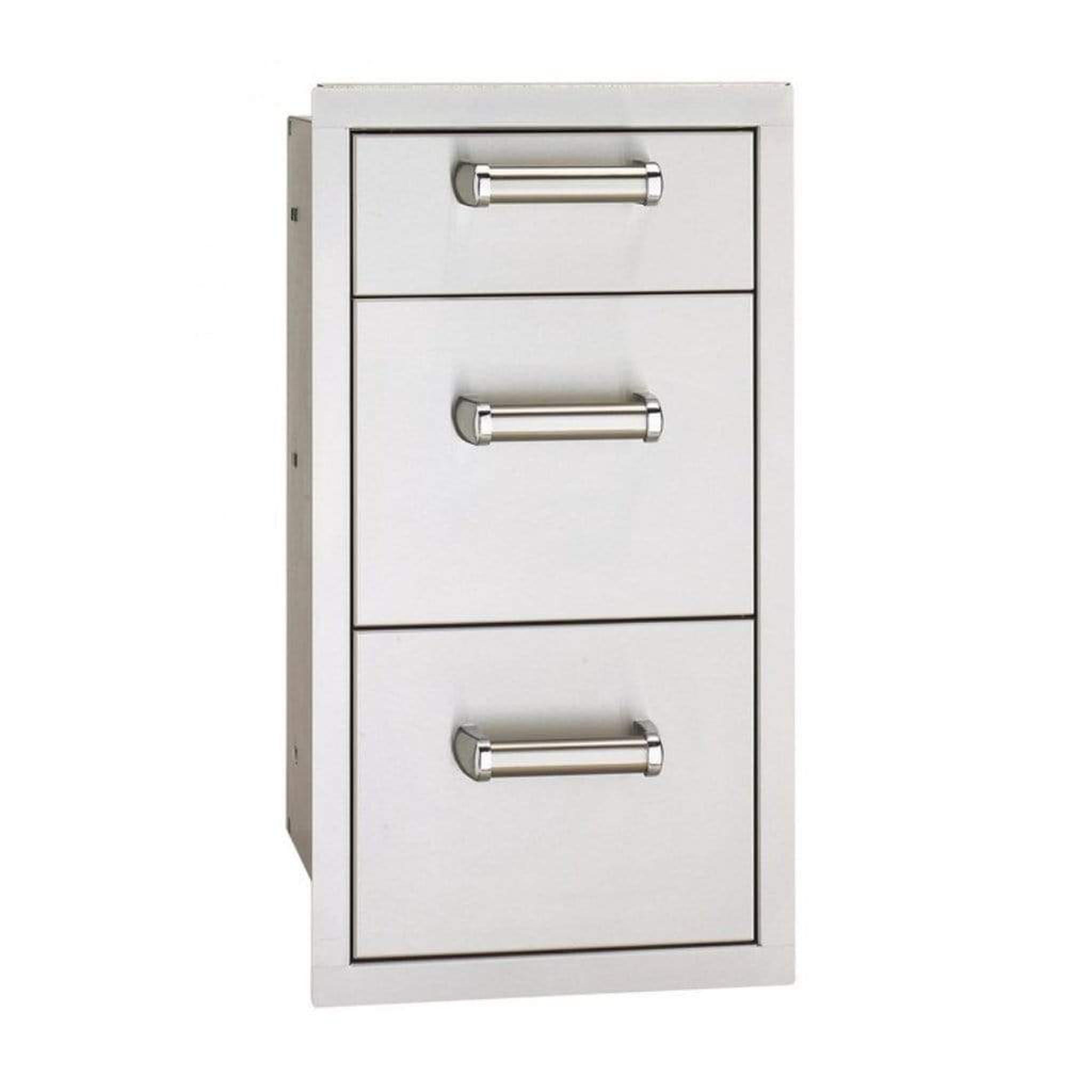 Fire Magic 14" 53803SC Premium Flush Triple Access Drawer w/ Soft Close
