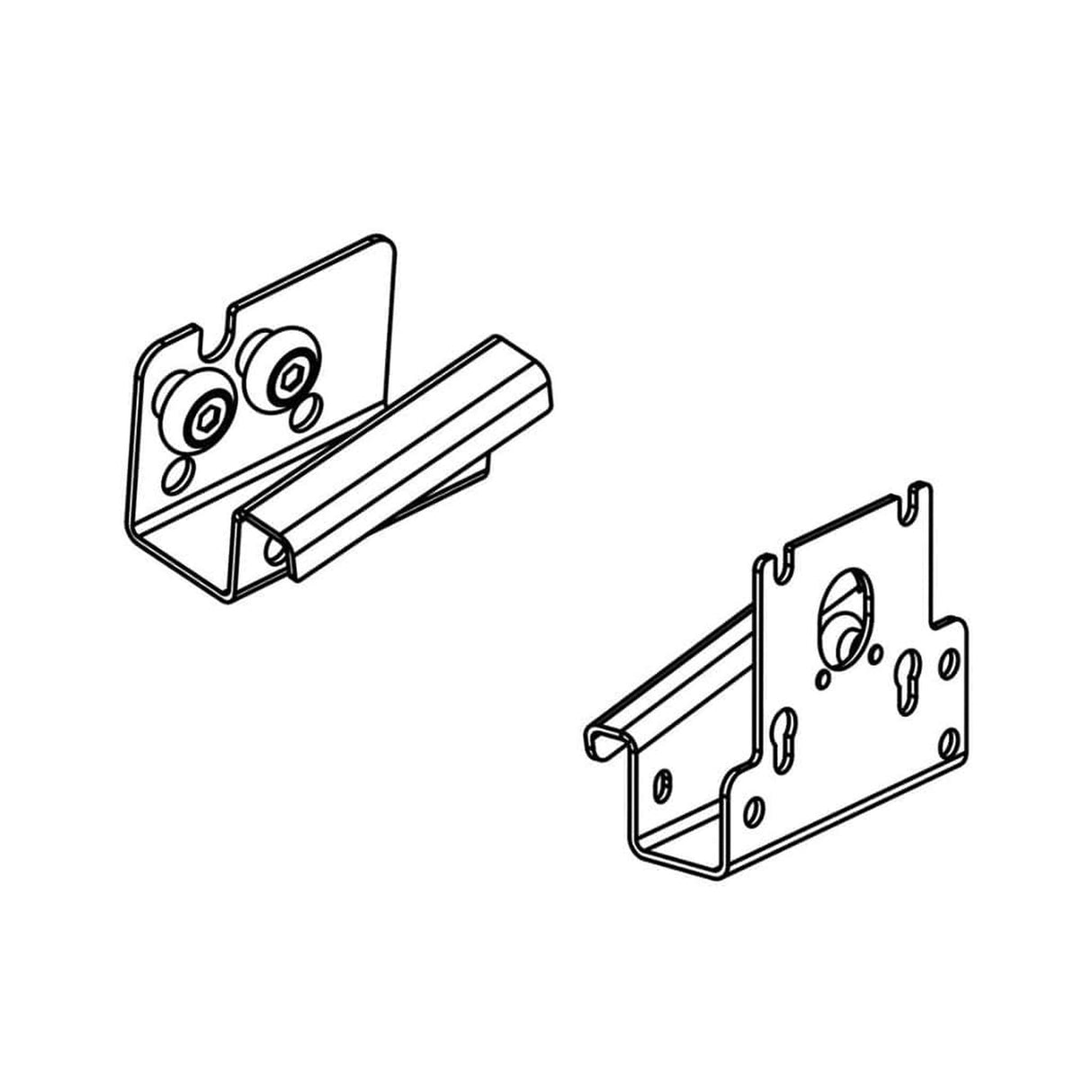 Fire Magic 3600-60 Super Heavy Duty Rotisserie Bracket Kit for Echelon E1060 Series Gas Grills