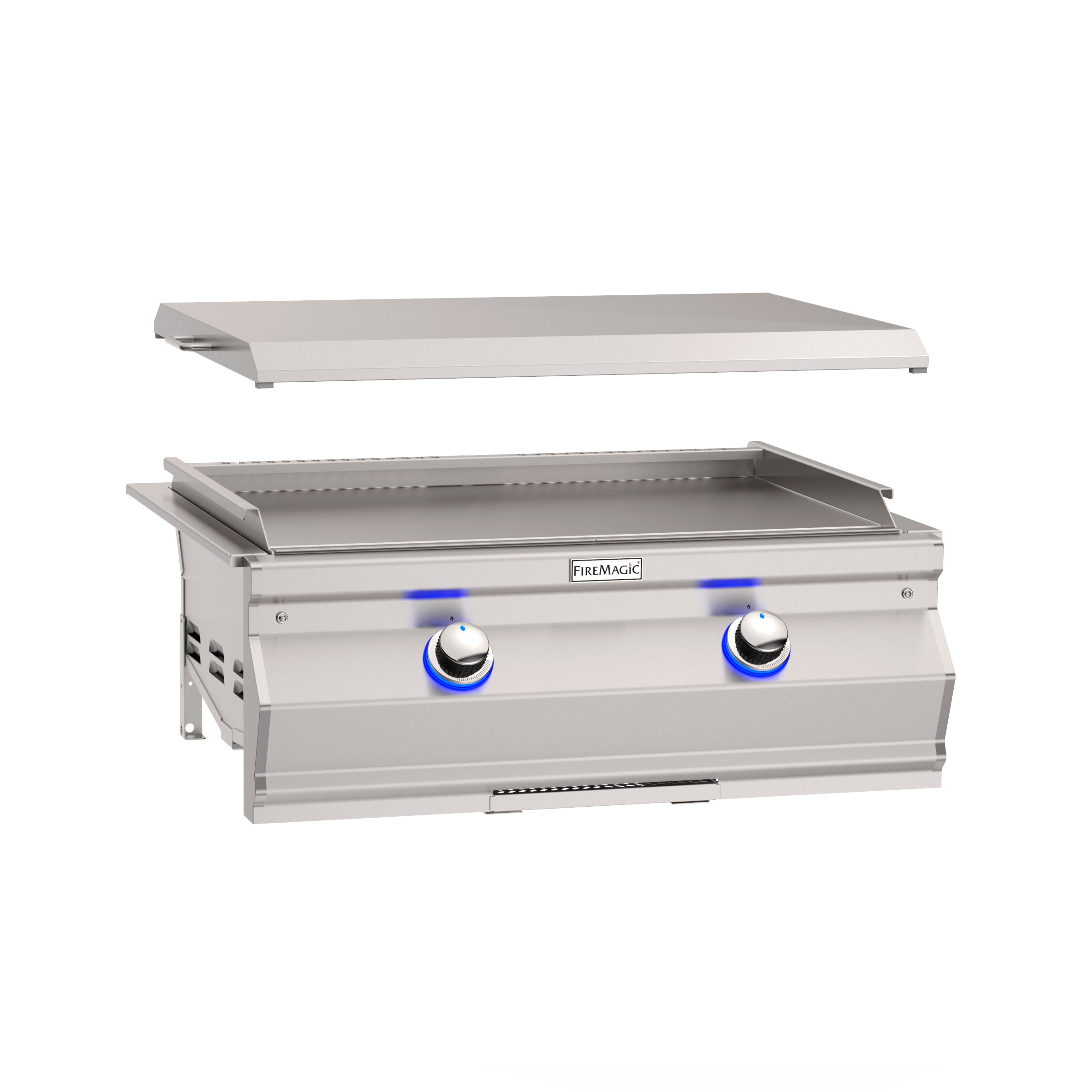 Fire Magic Aurora A660i 30" Built-In Propane Gas Griddle With Stainless Steel Cover