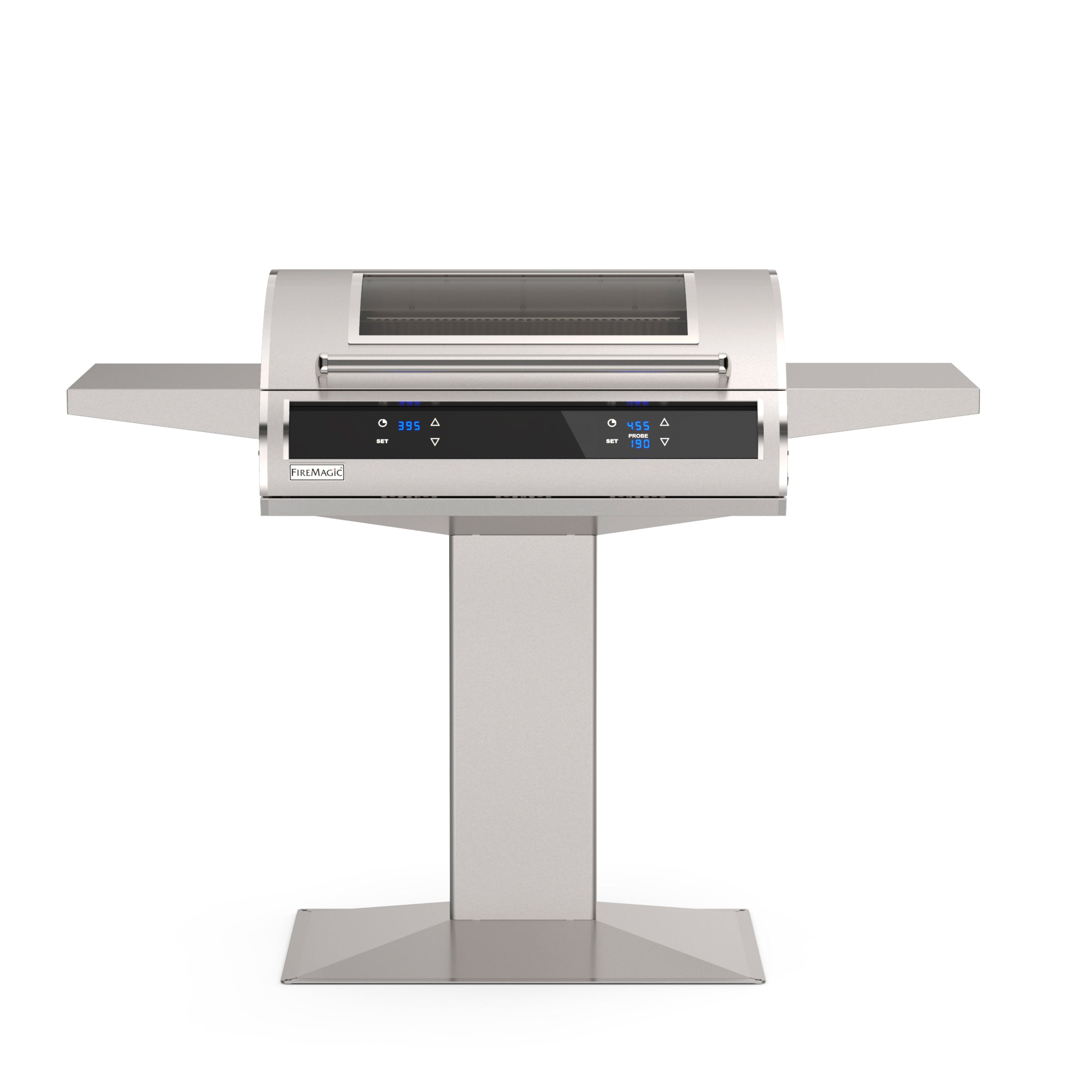 Fire Magic EL500s 30" Patio Post Mount Electric Grill With Two Controls and Window