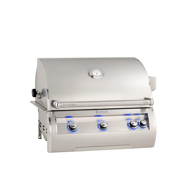 Fire Magic Echelon Diamond E660i 30" 3-Burner Built-In Propane Gas Grill With Analog Thermometer (Previous Model)