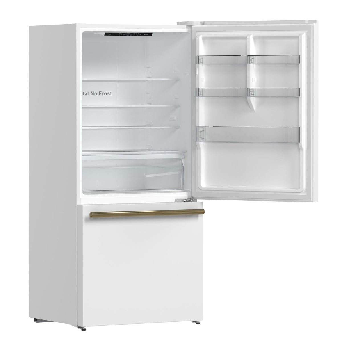 Forno Milano 2-Piece 62-Inch Freestanding Dual Bottom Freezer Refrigerator, 34.4 cu.ft, Touch Control, Ice Maker