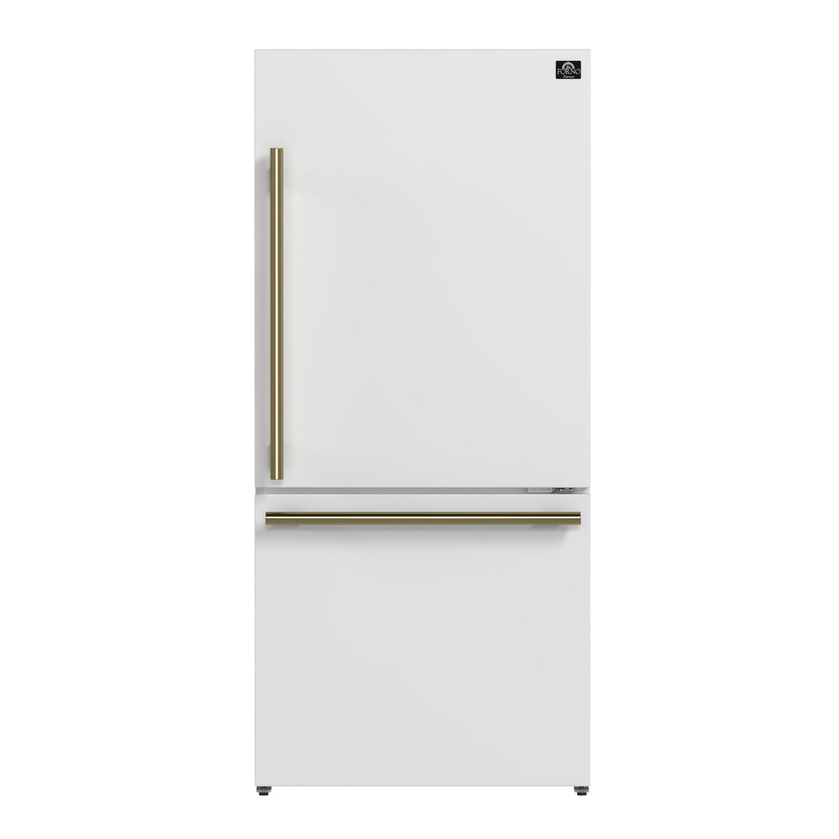 Forno Milano 2-Piece 62-Inch Freestanding Dual Bottom Freezer Refrigerator, 34.4 cu.ft, Touch Control, Ice Maker