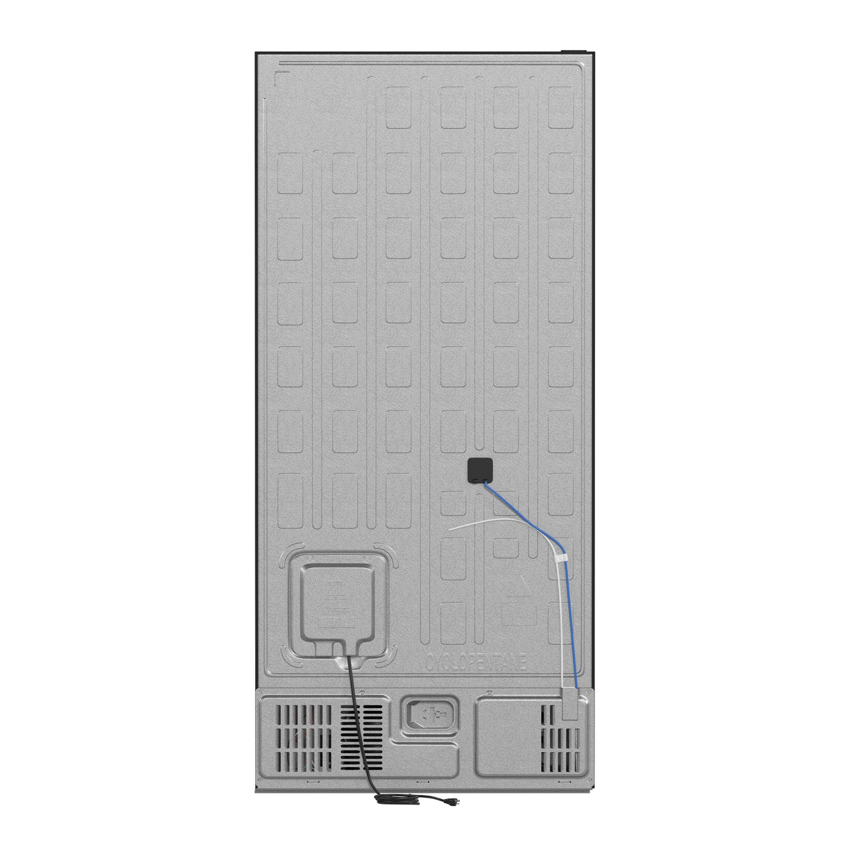 Forno Milano Espresso 31-Inch Bottom Freezer Refrigerator, 17.2 Cu. Ft., Energy-Efficient, No Frost, Built-In Ice Maker