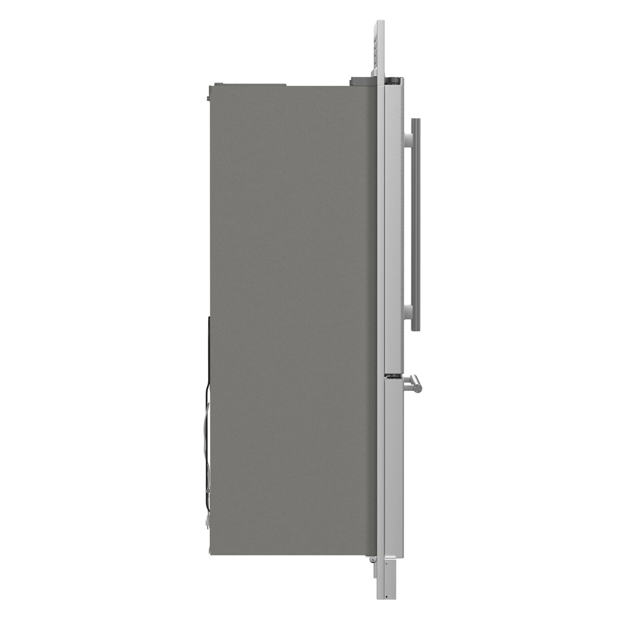 Forno Gallipoli 30" French Door Refrigerator – 17.5 cu.ft, Decorative Grill, Stainless Steel & No Frost Technology