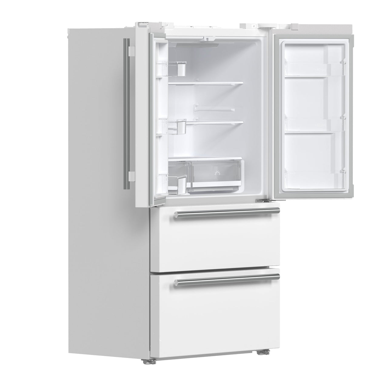 Forno Moena Espresso 36-Inch French Door Refrigerator, 19.2 Cu. Ft., Frost-Free, Automatic Ice Maker