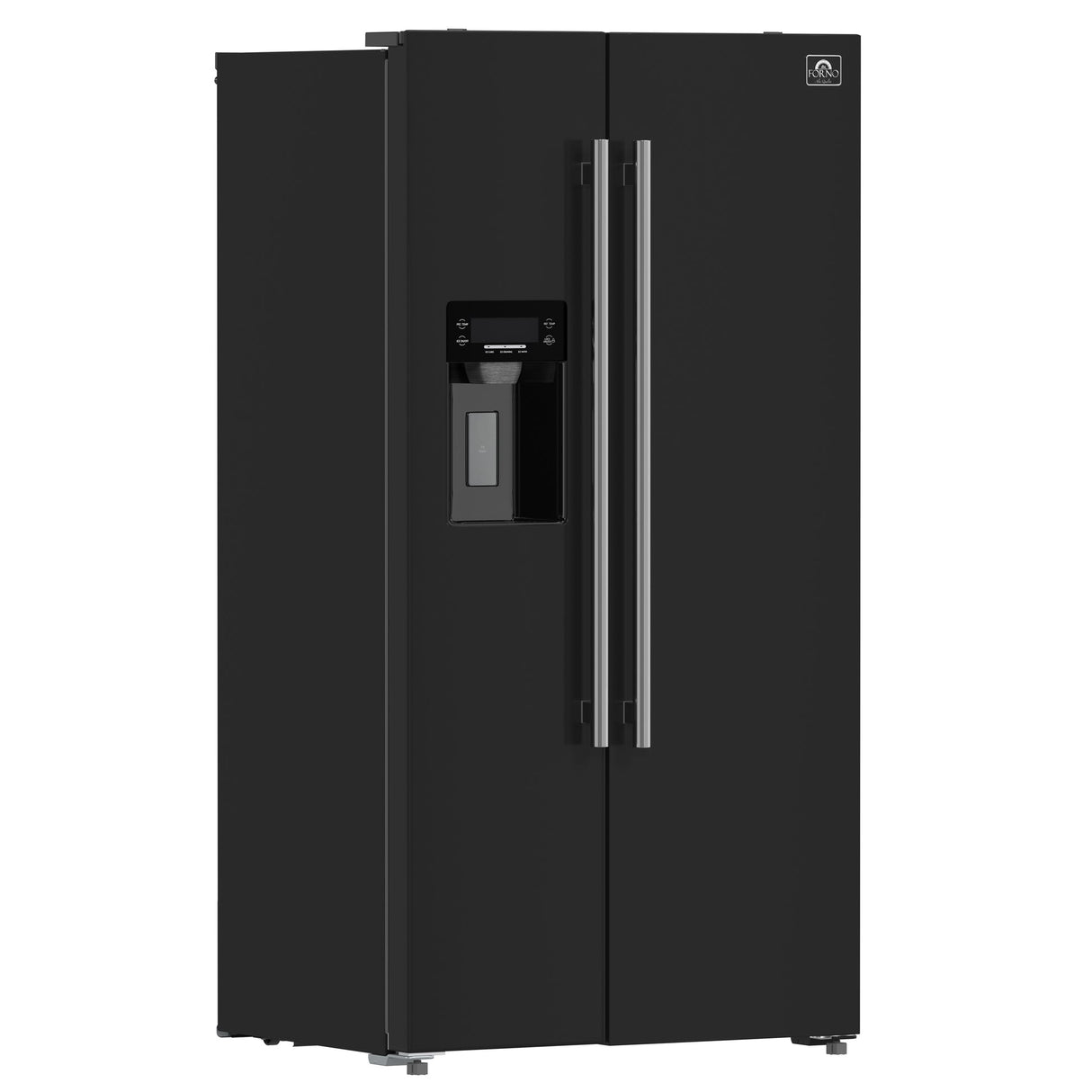 Forno Salerno Espresso 36-Inch Side-by-Side Refrigerator, 20 Cu. Ft., Frost-Free, Ice & Water Dispenser