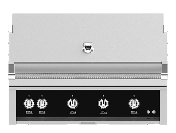 Hestan 42" Outdoor Built-In Grill with 4 Trellis Burners & Rotisserie Kit - GABR42