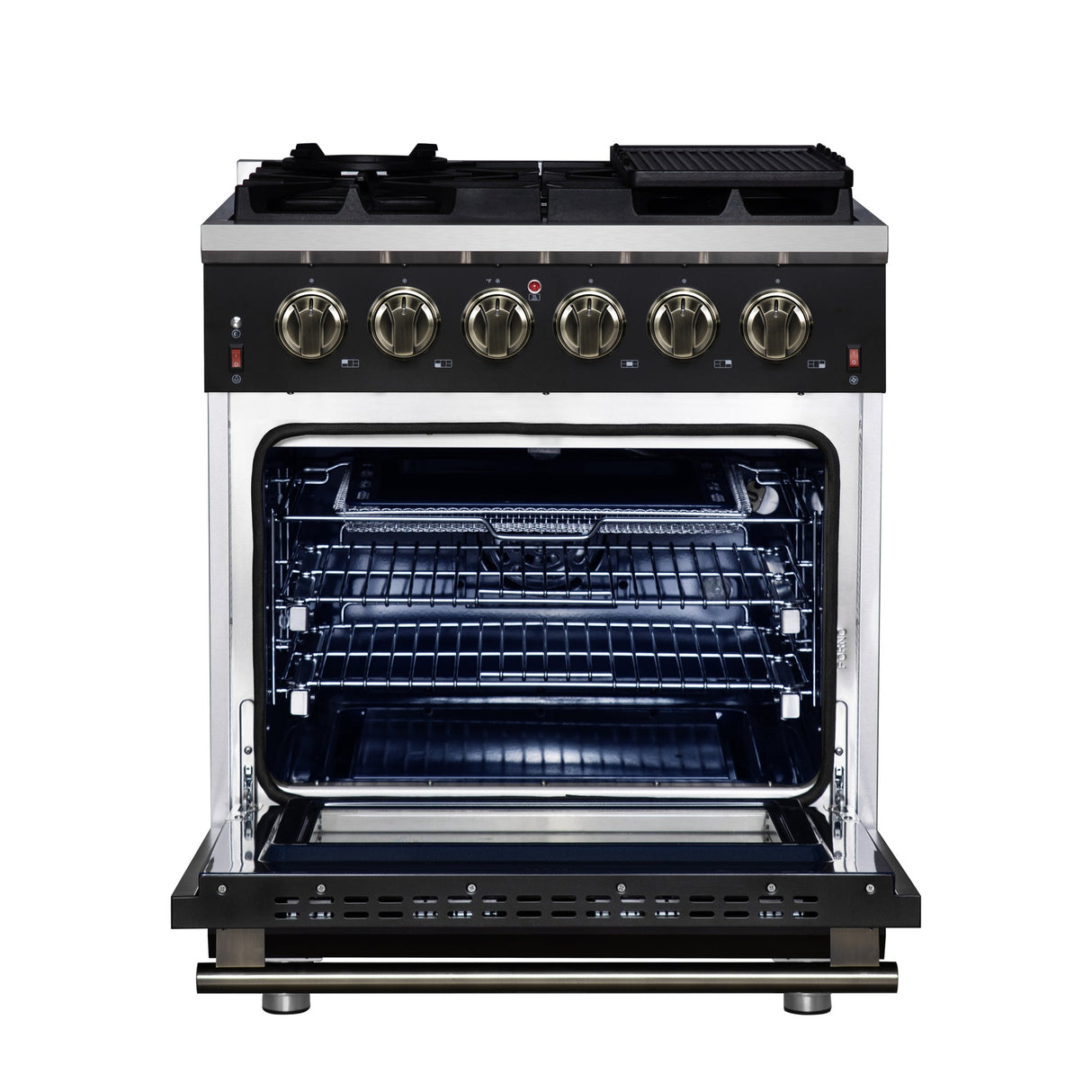 Forno Massimo Freestanding Gas Range, Convection Oven, Energy Efficient