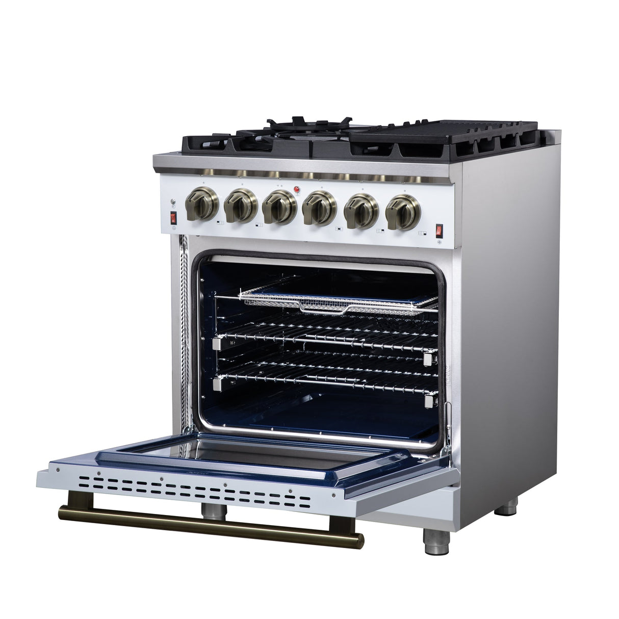 Forno Massimo Freestanding Gas Range, Convection Oven, Energy Efficient