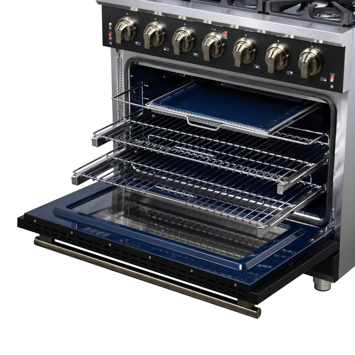 Forno Massimo Freestanding Gas Range, Convection Oven, Energy Efficient