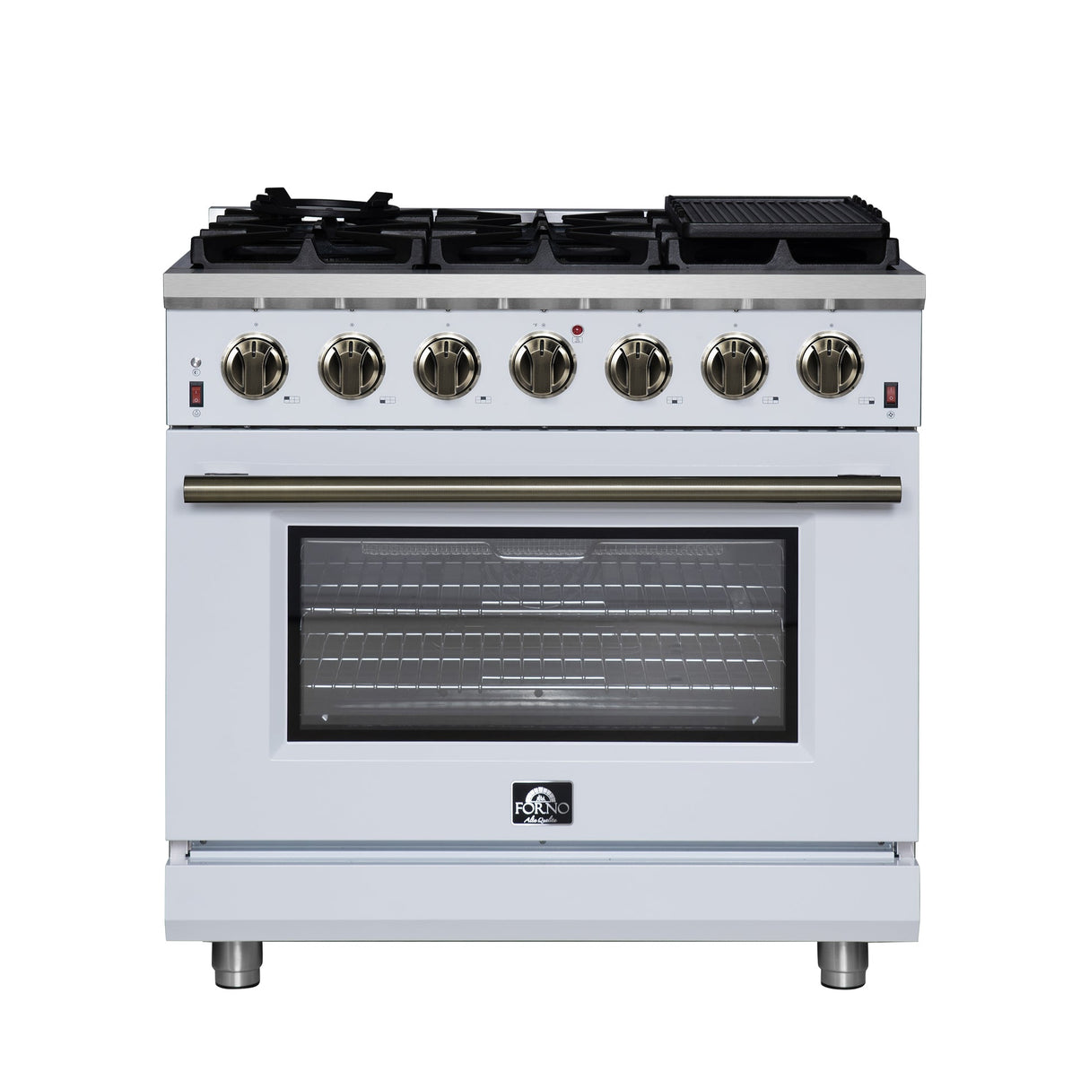 Forno Massimo Freestanding Gas Range, Convection Oven, Energy Efficient