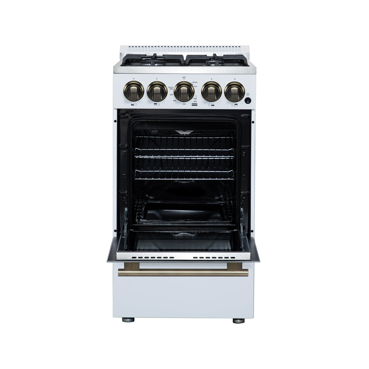 Forno Lamazze 20 Inch Freestanding Gas Range , Compact Design